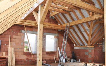 Steelend attic trusses